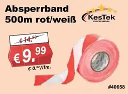 Stabilo Fachmarkt Absperrrband Kestek Angebot