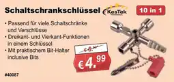 Stabilo Fachmarkt Schaltschrankschlüssel KesTek PROFESSIONAL Angebot