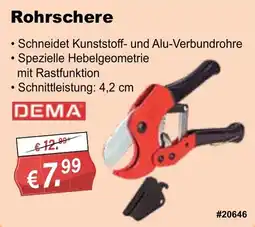 Stabilo Fachmarkt Rohrschere DEMA Angebot