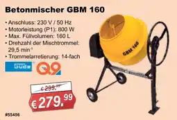 Stabilo Fachmarkt Betonmischer GBM 160 Güde Angebot