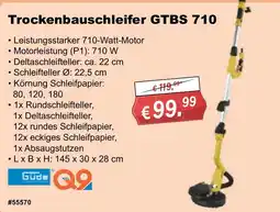 Stabilo Fachmarkt Trockenbauschleifer GTBS 710 Gude Angebot