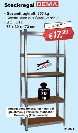 Stabilo Fachmarkt Steckregal DEMA Angebot