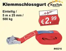 Stabilo Fachmarkt Klemmschlossgurt KesTek PROFESSIONAL Angebot