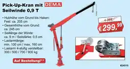 Stabilo Fachmarkt Pick-Up-Kran mit Seilwinde 0,9 T Angebot