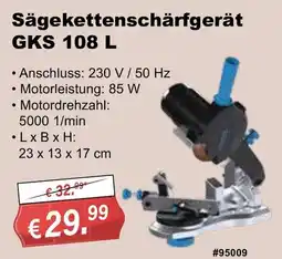 Stabilo Fachmarkt Sägekettenschärfgerät GKS 108 L Angebot