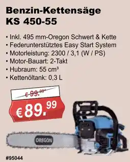 Stabilo Fachmarkt Benzin-Kettensäge KS 450-55 Angebot