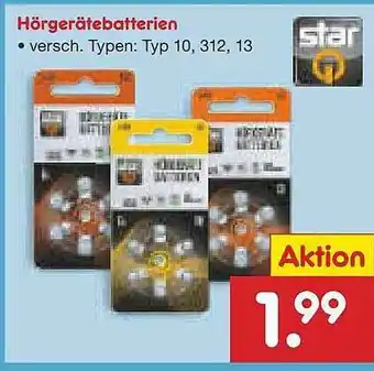 Netto Marken-Discount Hörgerätebatterien Angebot