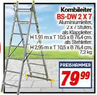 CENTERSHOP Kombileiter BS-DW 2X7 Angebot