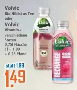 Klaas und Kock Volvic Bio Hibiskus Tee oder Volvic Vitamin+ Angebot