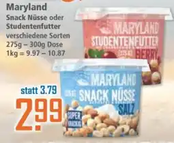 Klaas und Kock Maryland Snack Nüsse oder Studentenfutter Angebot