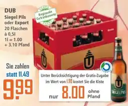 Klaas und Kock Siegel Pils Angebot