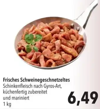 Frisches Schweinegeschnetzeltes