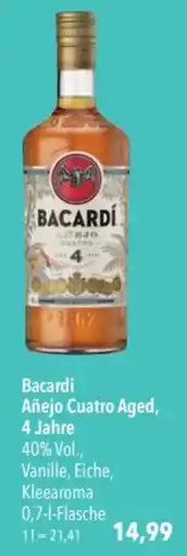 CITTI Markt Bacardi Añejo Cuatro Aged Angebot