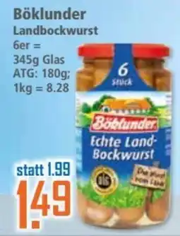 Klaas und Kock Böklunder Landbockwurst Angebot