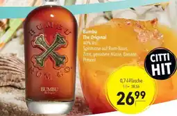 CITTI Markt Bumbu The Original Angebot