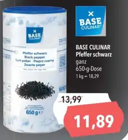 CITTI Markt BASE CULINAR Pfeffer schwarz Angebot