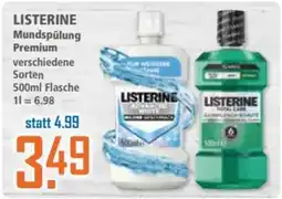 Klaas und Kock Listerine Mundspülung Premium Angebot