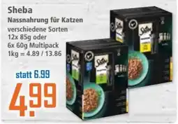 Klaas und Kock Sheba Nassnahrung für Katzen Angebot