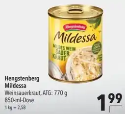 CITTI Markt Hengstenberg Mildessa Weinsauerkraut Angebot