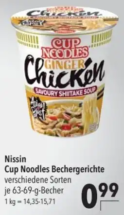 CITTI Markt Nissin Cup Noodles Bechergerichte Angebot