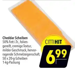CITTI Markt Cheddar Scheiben Angebot