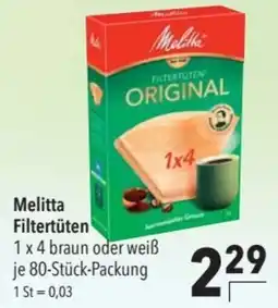 CITTI Markt Melitta Filtertüten Angebot