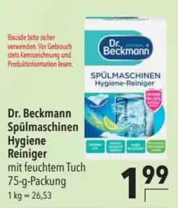 CITTI Markt Dr. Beckmann Spülmaschinen Hygiene Reiniger Angebot