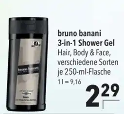 CITTI Markt bruno banani 3-in-1 Shower Gel Hair, Body & Face Angebot
