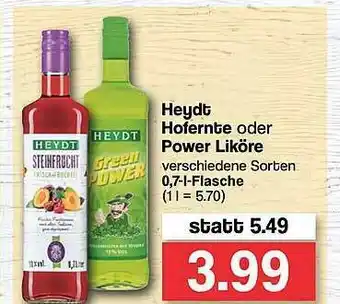 Famila Nord West Heydt Hofernte Oder Power Liköre Angebot