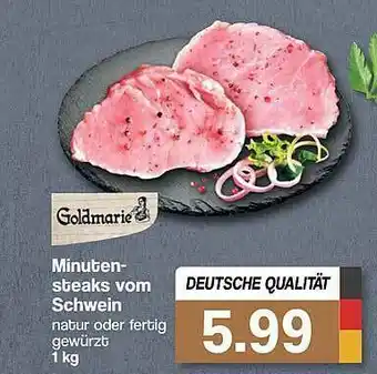 Famila Nord West Goldmarie Minutensteaks Vom Schwein Angebot