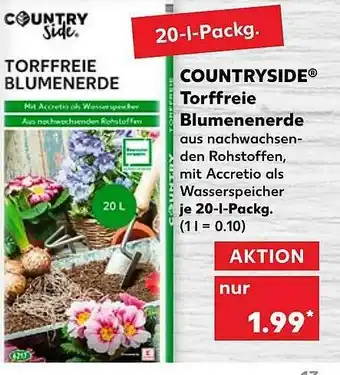 Kaufland Countryside Torffreie Blumenerde Angebot