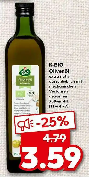 Kaufland K-bio Olivenöl Angebot