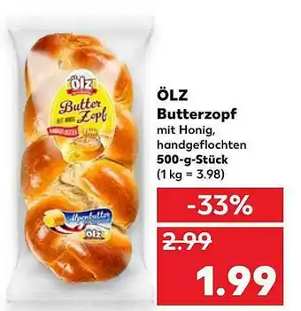 Kaufland ölz Butterzopf Angebot