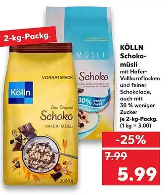 Kaufland Kölln Schoko-müsli Angebot