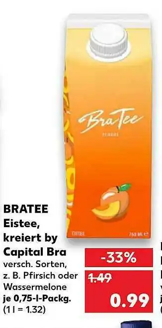 Kaufland Bratee Eistee Kreiert By Capital Bra Angebot