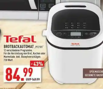 Marktkauf Tefal Brotbackautomat Pf2101 Angebot