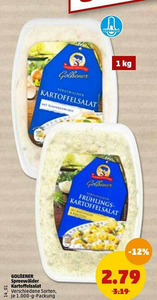 Golßener Spreewälder Kartoffelsalat Angebot bei PENNY