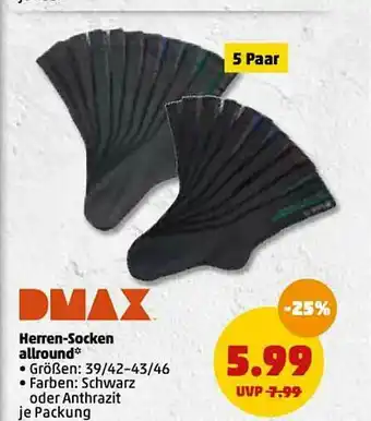 PENNY Dmax Herren-socken Allround Angebot