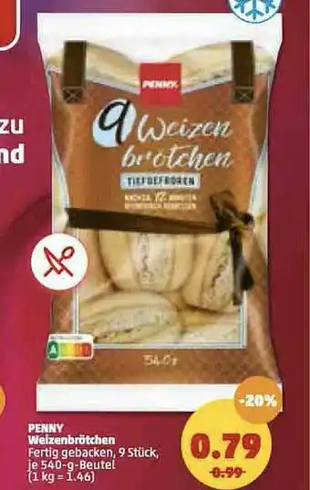 PENNY Penny Weizenbrötchen Angebot