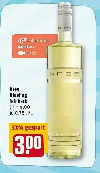 REWE Kaufpark Bree Riesling Angebot