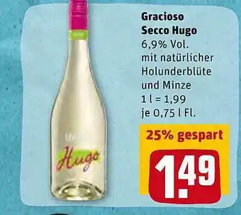 REWE Kaufpark Gracioso Secco Hugo Angebot