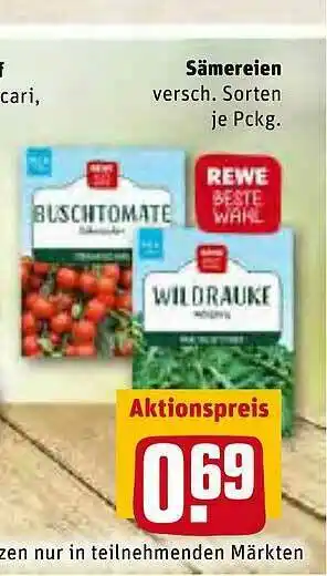 REWE Kaufpark Sämereien Angebot