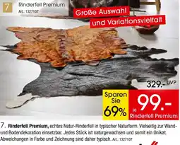 Zurbrüggen Rinderfell Premium Angebot