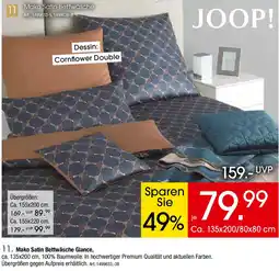 Zurbrüggen JOOP! Mako Satin Bettwäsche Glance Angebot