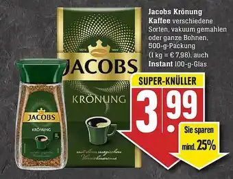 Edeka Jacobs Krönung Kaffee Auch Instant Angebot