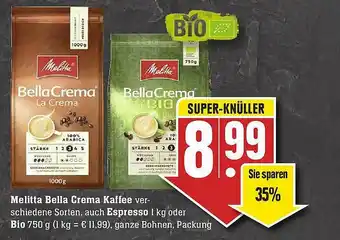 Edeka Melitta Bella Crema Kaffee Auch Espresso Oder Bio Angebot