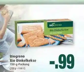 Markant Biogreno Bio Dinkelkekse Angebot