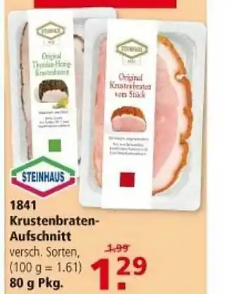 Multi Markt Steinhaus 1841 Krustenbraten-aufschnitt Angebot