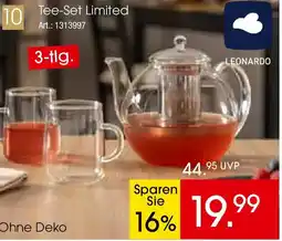 Zurbrüggen Tee-Set Limited LEONARDO Angebot
