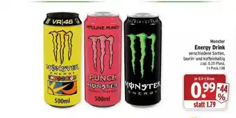 Wasgau Monster Energy Drink Angebot